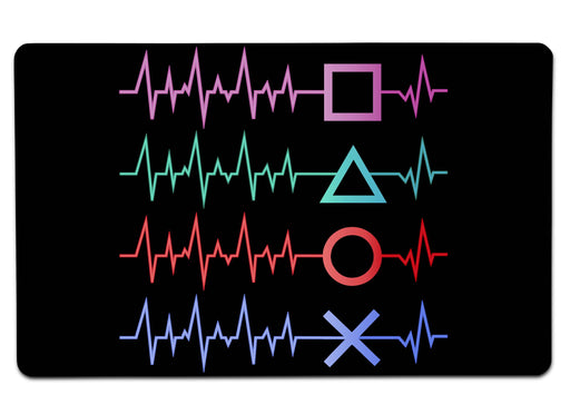 Gamer Heart Beat Large Mouse Pad
