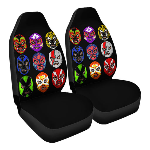 Mexican Masks Car Seat Covers - One size