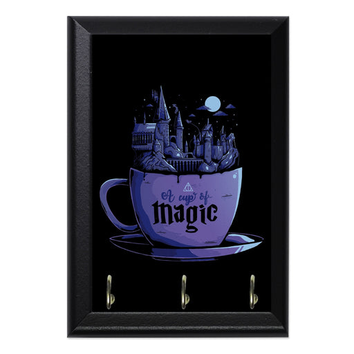 A Cup of Magic Key Hanging Plaque - 8 x 6 / Yes