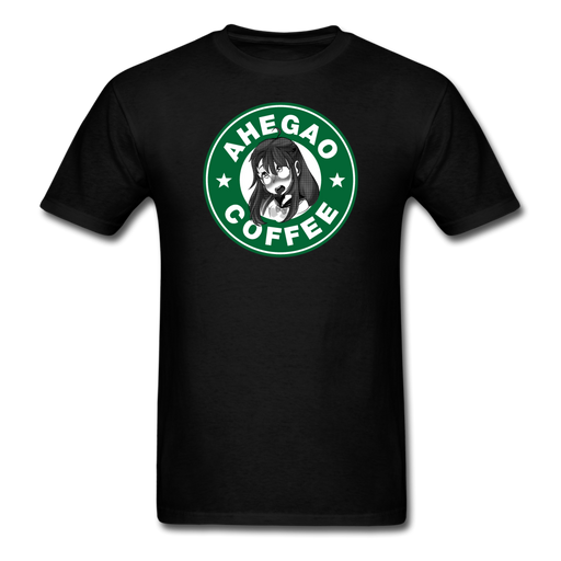 Ahegao Coffee 10 Unisex Classic T-Shirt - black / S