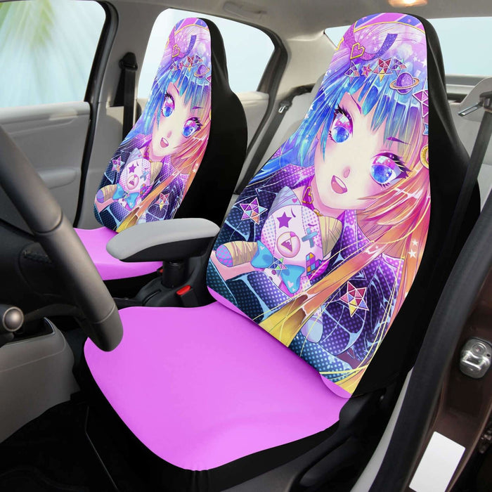 Anime Kawaii Girl Car Seat Covers - One size