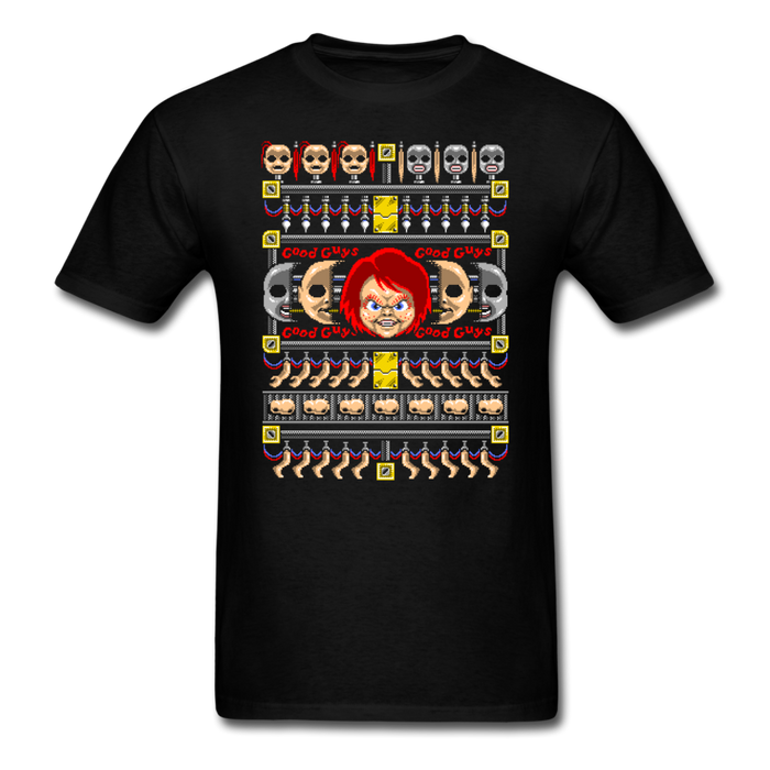 Chuckie Ugly Sweater Design Unisex Classic T-Shirt - black / S
