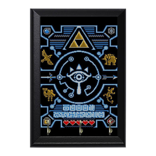Legend Of Zelda BOTW Decorative Wall Plaque Key Holder Hanger - 8 x 6 / Yes