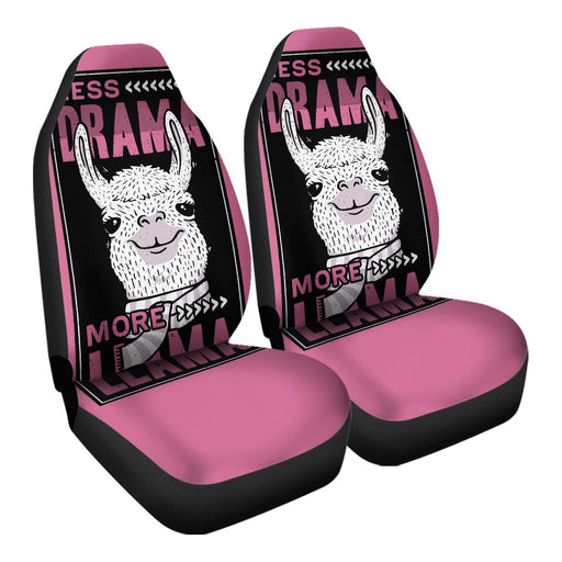 Less Drama More Llama Car Seat Covers - One size