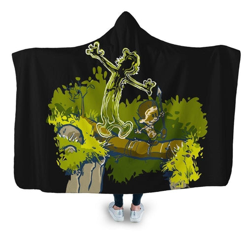Pretend Monster Hooded Blanket - Adult / Premium Sherpa