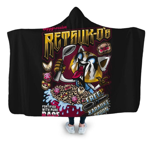 Retsuko S Hooded Blanket - Adult / Premium Sherpa