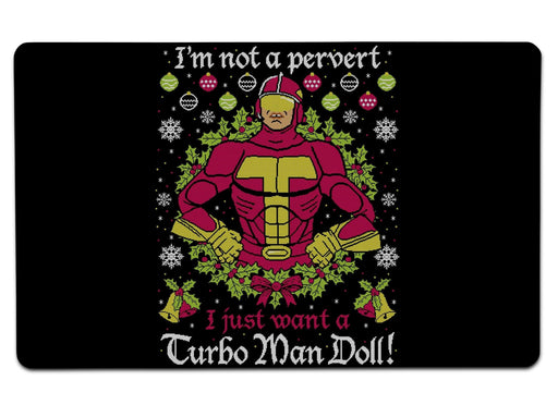 Turboman Sweater Large Mouse Pad