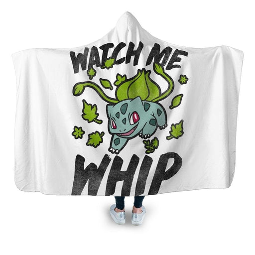Watch Me Whip Hooded Blanket - Adult / Premium Sherpa