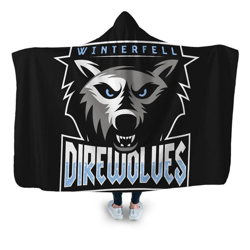 Winterfell Direwolves Hooded Blanket - Adult / Premium Sherpa