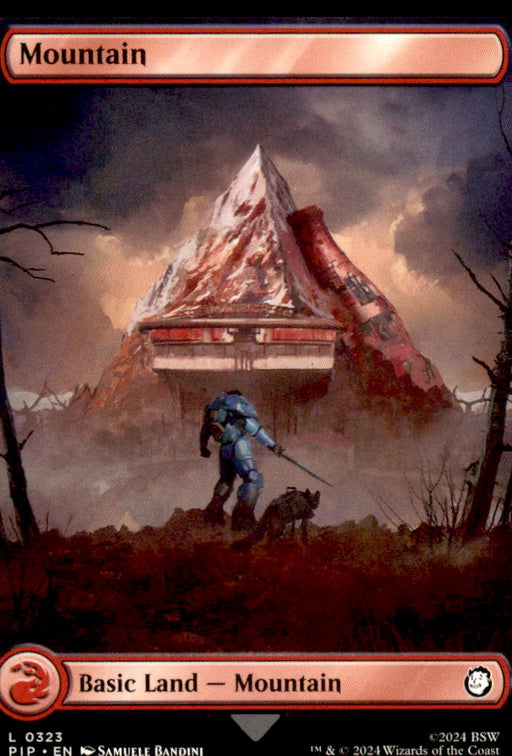 Mountain (0323) 323 Land Universes Beyond: Fallout Magic: The Gathering NM