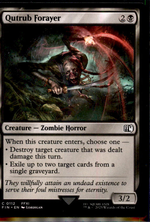 Qutrub Forayer 112 Common FINAL FANTASY Magic: The Gathering Near Mint