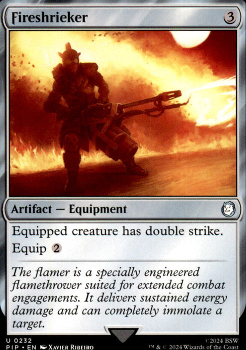 Fireshrieker 232 Uncommon Universes Beyond: Fallout Magic: The Gathering NM