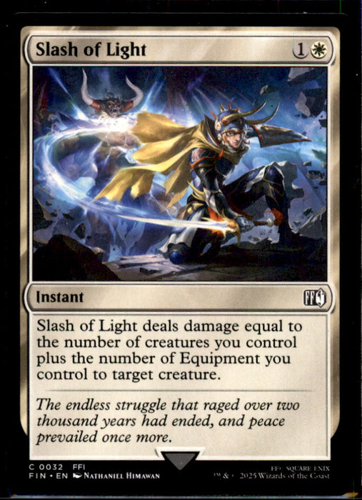 Slash of Light 32 Common FINAL FANTASY Magic: The Gathering Near Mint