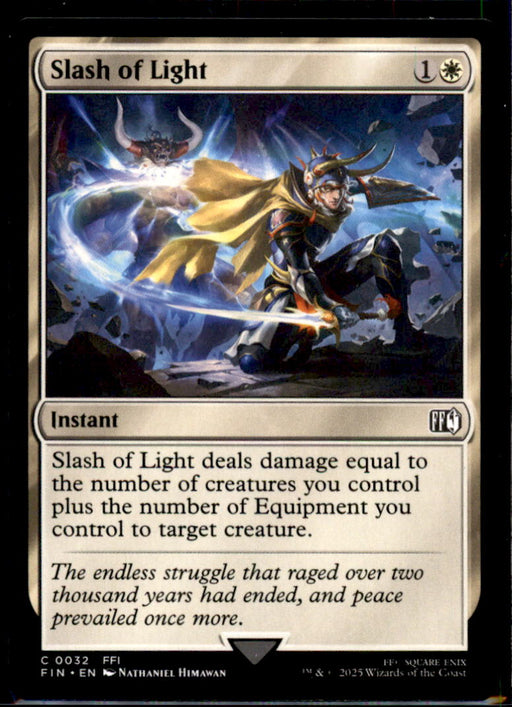 Slash of Light 32 Common FINAL FANTASY Magic: The Gathering Near Mint