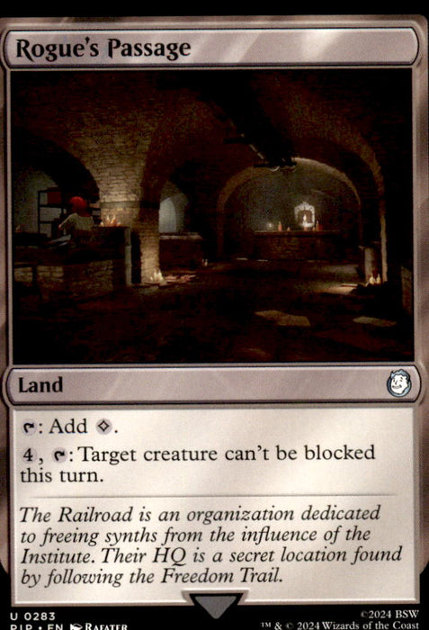Rogue's Passage 283 Uncommon Universes Beyond: Fallout Magic: The Gathering NM