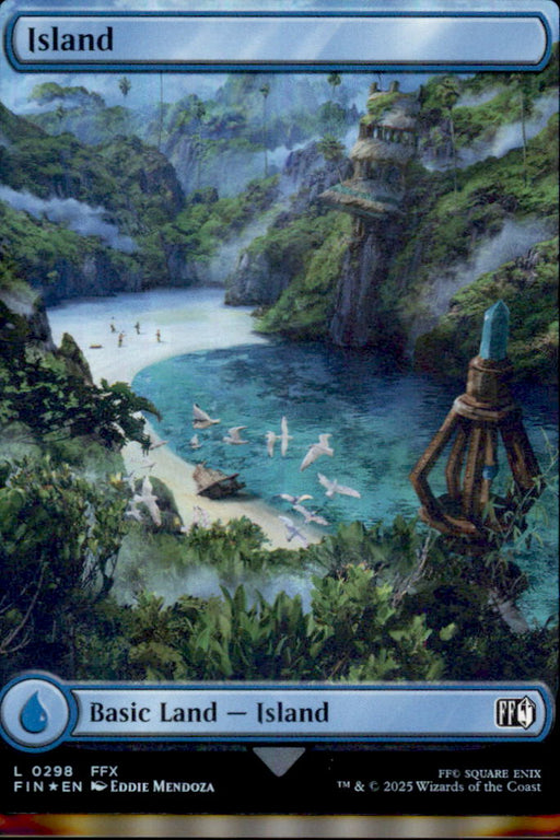 Island (0298) 298 Land FINAL FANTASY Magic: The Gathering Foil Near Mint