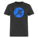 Blue Turtle Warrior Unisex T-Shirt - heather black