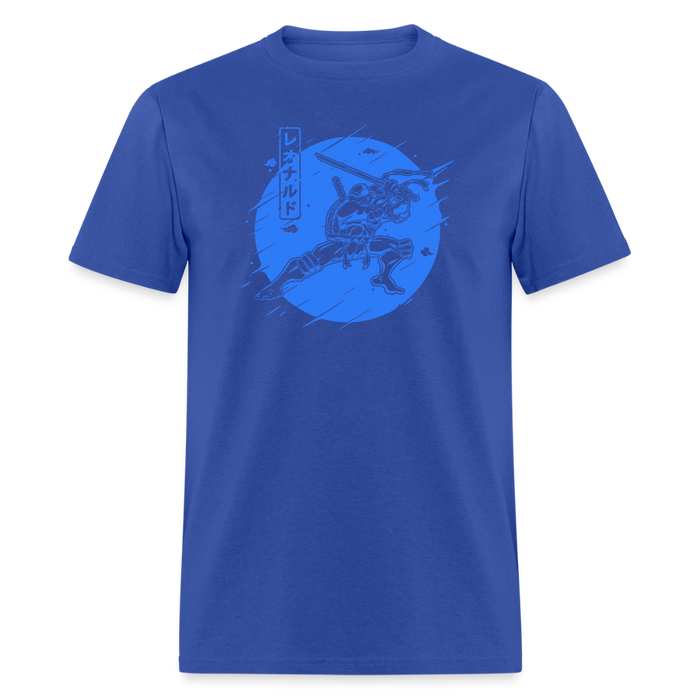 Blue Turtle Warrior Unisex T-Shirt - royal blue