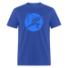 Blue Turtle Warrior Unisex T-Shirt - royal blue