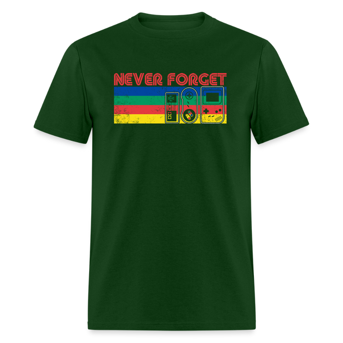 Retrogaming Consoles Unisex T-Shirt - forest green