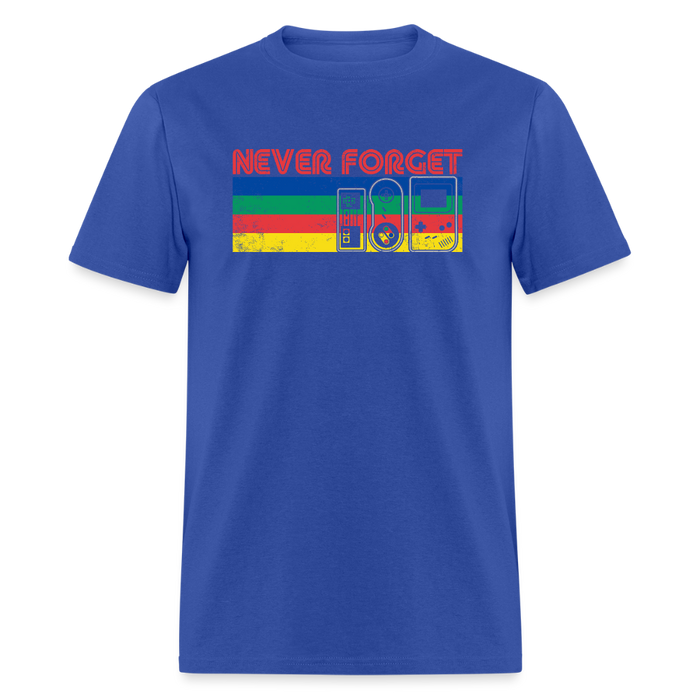 Retrogaming Consoles Unisex T-Shirt - royal blue