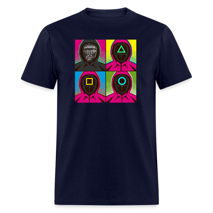 Pop Squid Unisex Classic T-Shirt - navy