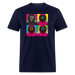 Pop Squid Unisex Classic T-Shirt - navy