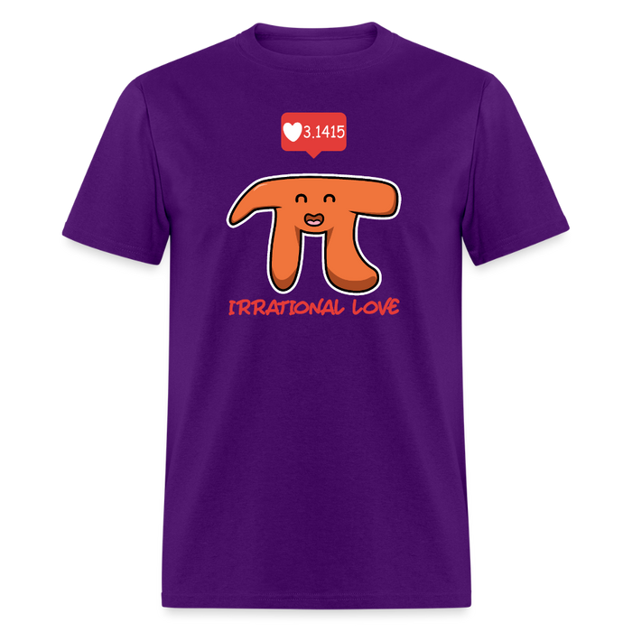 Irrational Love Unisex T-Shirt - purple