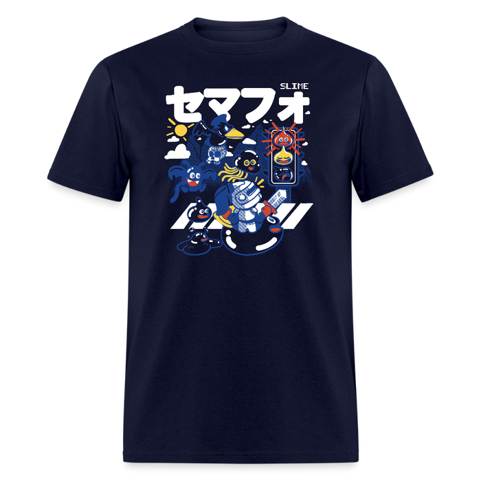 Traffic Slime Unisex Classic T-Shirt - navy