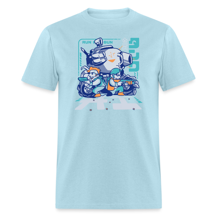 Run and Gun Unisex Classic T-Shirt - powder blue