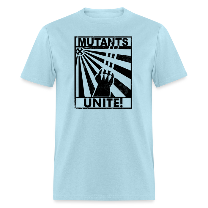 Mutants Unite Unisex T-Shirt - powder blue