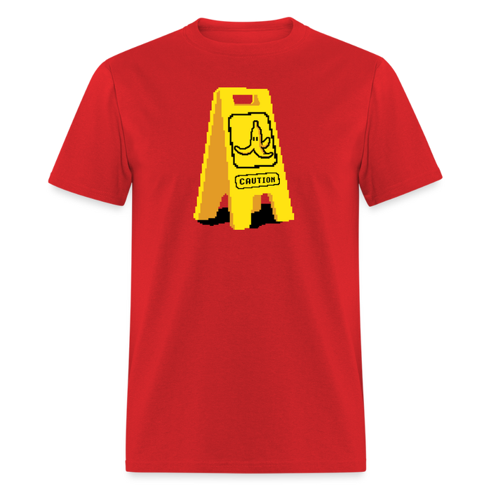 Pixels on the floor Unisex T-Shirt - red