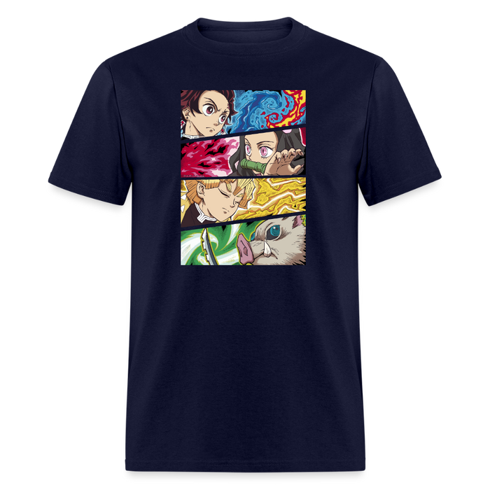 Demon Heroes Unisex Classic T-Shirt - navy