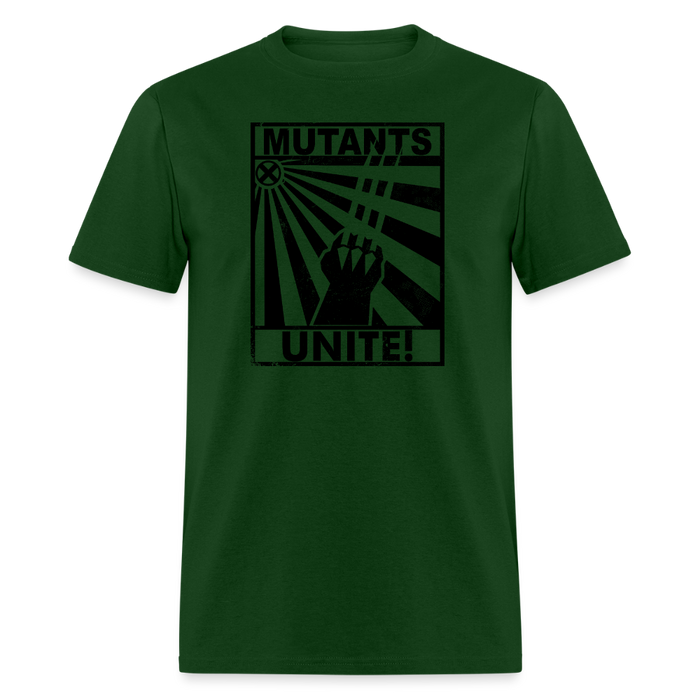 Mutants Unite Unisex T-Shirt - forest green