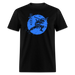 Blue Turtle Warrior Unisex T-Shirt - black