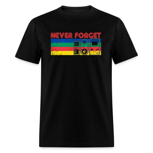 Retrogaming Consoles Unisex T-Shirt - black