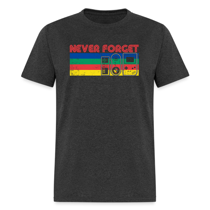 Retrogaming Consoles Unisex T-Shirt - heather black