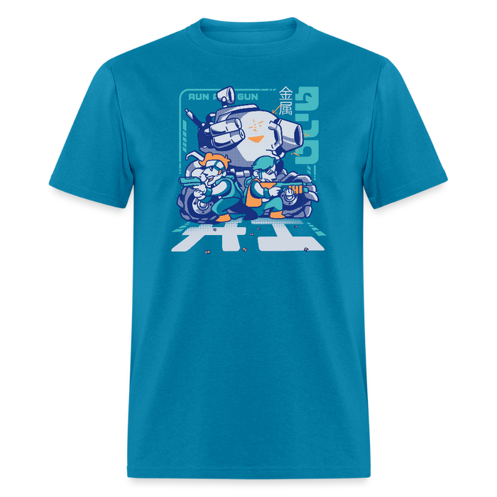 Run and Gun Unisex Classic T-Shirt - turquoise