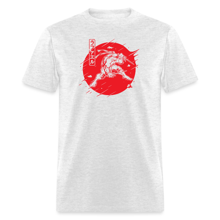 Red Warrior Turtle Unisex T-Shirt - light heather gray
