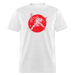 Red Warrior Turtle Unisex T-Shirt - light heather gray
