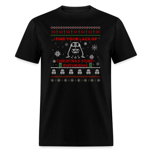 Darth Christmas Unisex T-Shirt - black