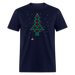 Christmas in space Unisex T-Shirt - navy