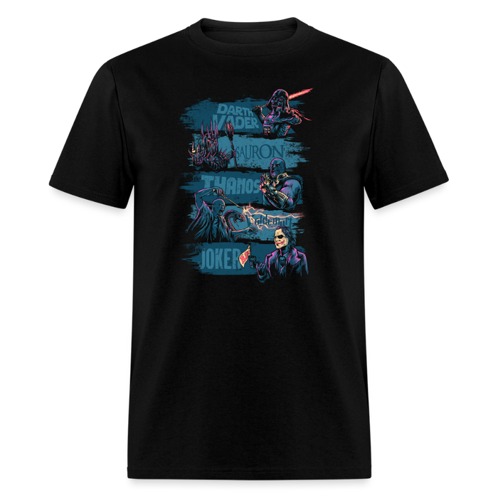 Movie Villains Unisex Classic T-Shirt - black