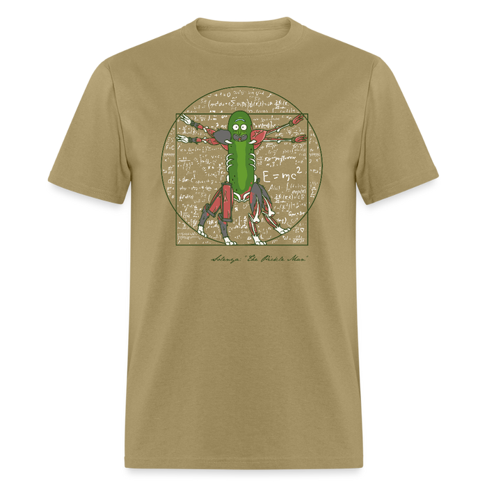 Vitruvian Pickle Unisex Classic T-Shirt - khaki