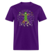 Vitruvian Pickle Unisex Classic T-Shirt - purple