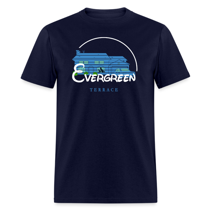 Evergreen Terrace Unisex T-Shirt - navy