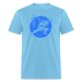 Blue Turtle Warrior Unisex T-Shirt - aquatic blue