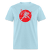Red Warrior Turtle Unisex T-Shirt - powder blue