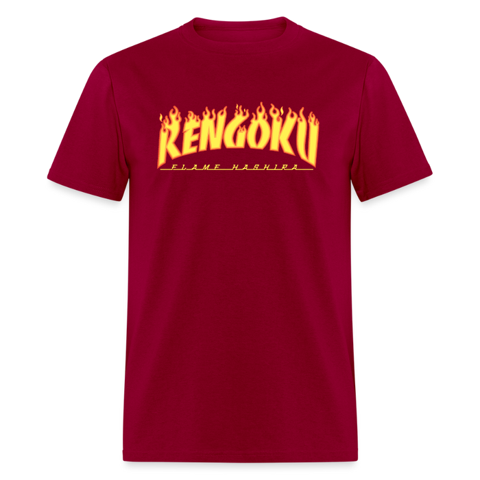 Rengoku Flame Hashira Unisex T-Shirt - dark red