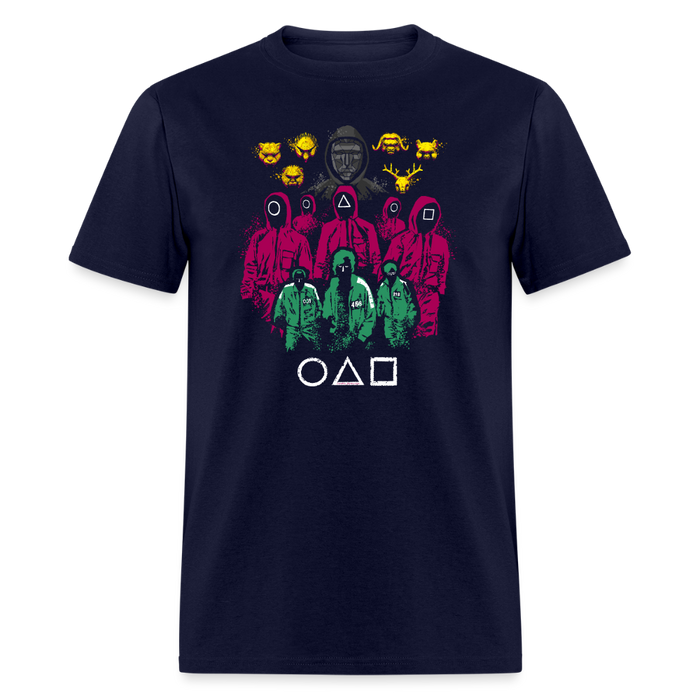 Squid Battle Unisex Classic T-Shirt - navy